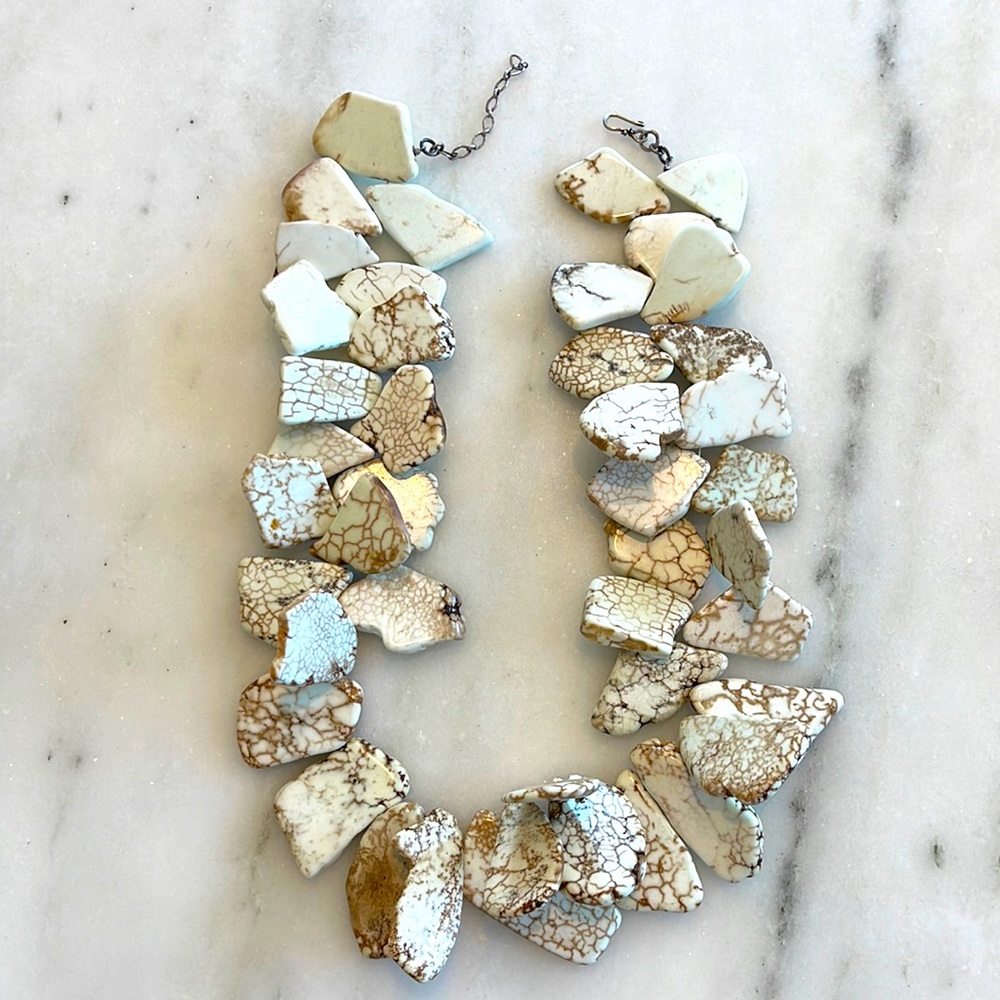 Stunning stone one of a kind necklace